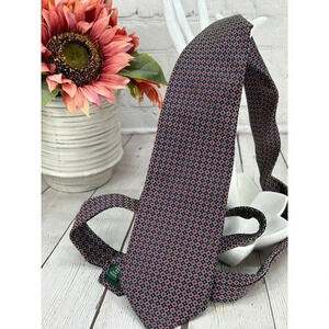 lauren ralph lauren silk navy and red Tie